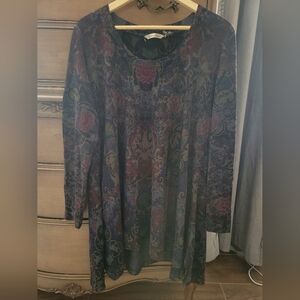 Soft Surroundings Floral Pajama Dress